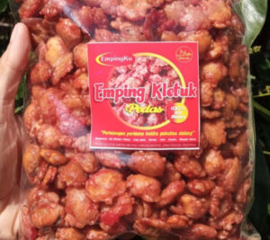 emping melijo pedas manis siap makan